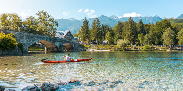 Lake Bohinj in Slovenia