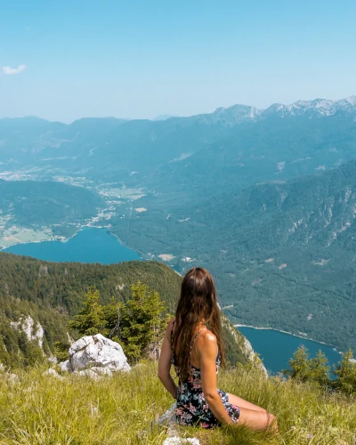 Instagrammable place Prsivec in Triglav National Park, Slovenia