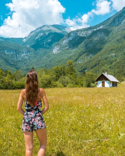 Instagrammable places Voje Valley in Triglav National Park, Slovenia
