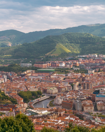 Artxanda Viewpoint in Bilbao, Spain