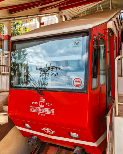 Artxanda Funicular in Bilbao, Spain