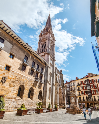 Santiago Cathedral in Bilbao, Spain