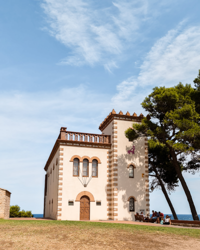 Sant Martí d'Empúries at the Costa Brava in Spain