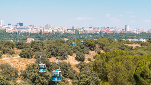 Teleferico Cable Car in Madrid, Spain
