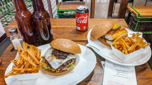 Hamburger restaurant Bacao in Madrid, Spain