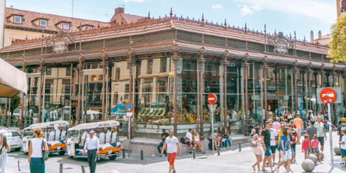 Mercado de San Miguel in Madrid, Spain