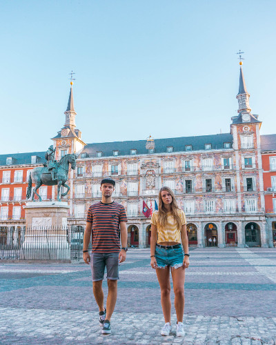 Instagrammable Place Plaza de Mayor in Madrid, Spain