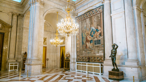 Royal Palace in Madrid, Spain