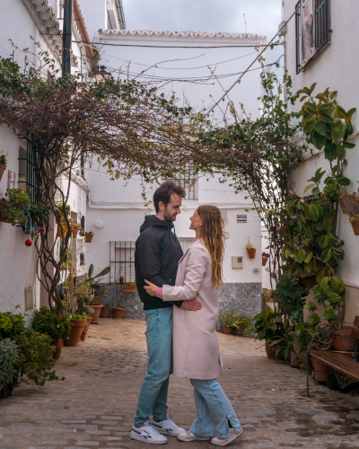 Calle Mayén in Olvera, Spain