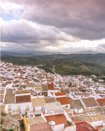 View of Olvera in Spain