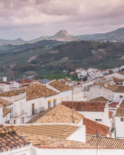 View of Olvera in Spain