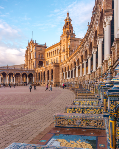 Plaza de España in Sevilla, Spain