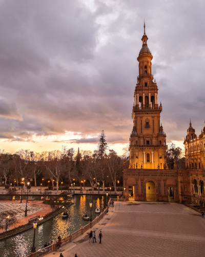 Plaza de España in Sevilla, Spain