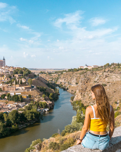 Instagrammable place Mirador del Valle viewpoint in Toledo, Spain