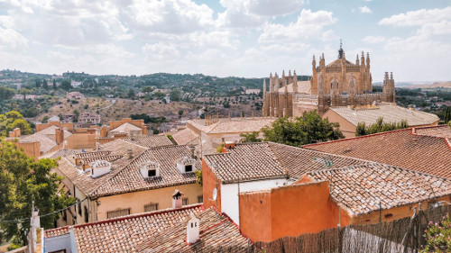 Plaza Virgen de Garcia in Toledo, Spain