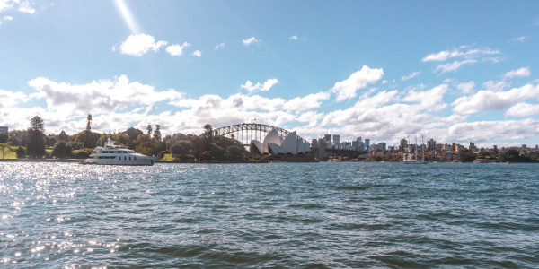 Sydney Opera House from the Royal Botanic Gardens, Australia