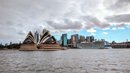 Sydney Opera House from the ferry, Australia
