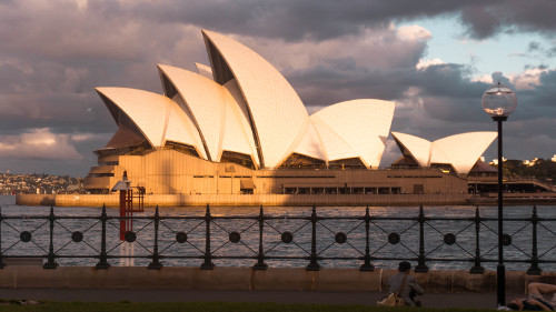 Sydney Opera House from the Hickson Road Reserve, Australia