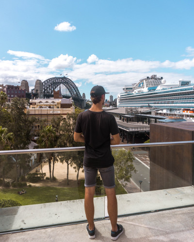 Rooftop of the Museum of Contemporary Art in Sydney, Australia