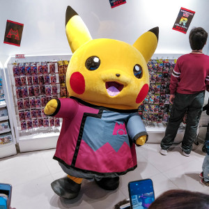 Pikachu at the Pokemon Center SkyTree Town in Tokyo, Japan